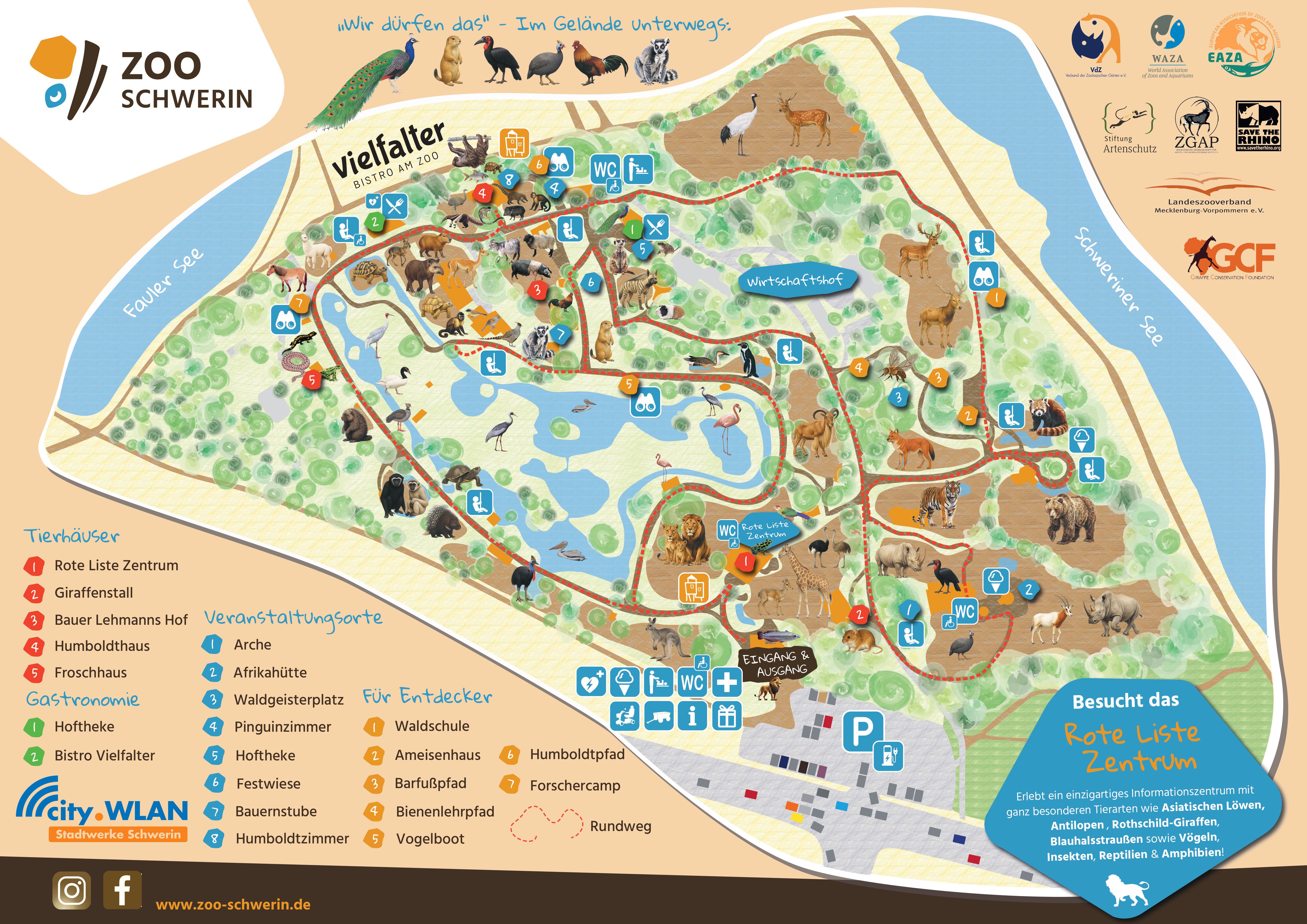 Wegeplan Zoo Schwerin 2026