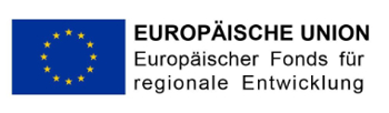 Europäische Fonds für regionale Entwicklung Logo